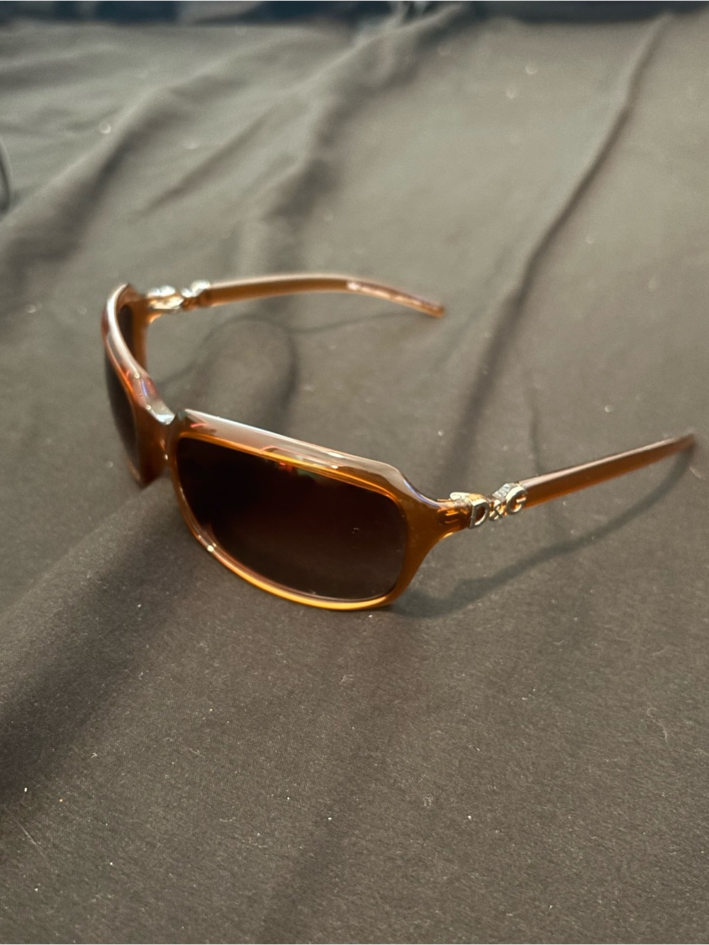 Vintage Dolce & Gabbana Brown Gradient Lens Women's Sunglasses